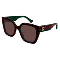 Gucci GG1300S002 Square-Frame Tortoiseshell Sunglasses — Tortoiseshell