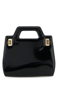 Ferragamo Nero Top Handle Bag — Black