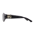 Gucci GG2121S-001 Logo-Embellished Sunglasses — Black