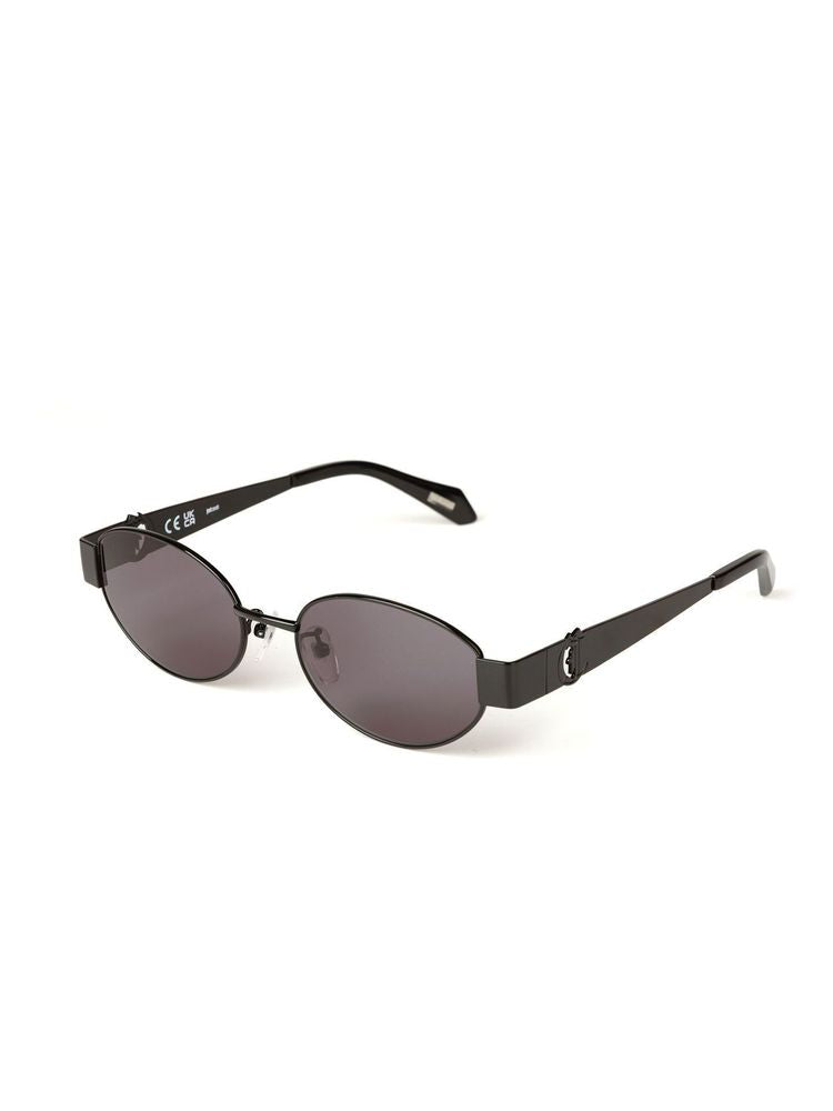 Just Cavalli SJC152 Metal Round Sunglasses — Black