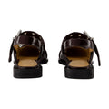Ganni Calfskin Ballerina — Burgundy