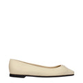 Jimmy Choo Leather Ballet Flats — Beige