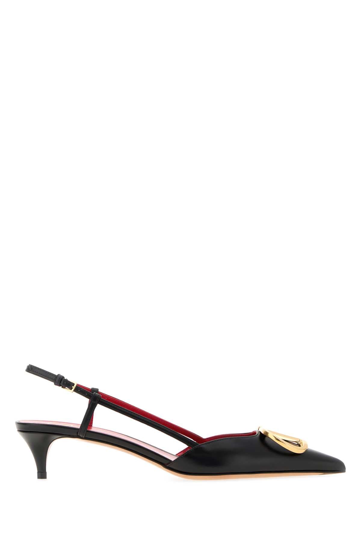 Valentino Garavani Back Slingback Heel — Black