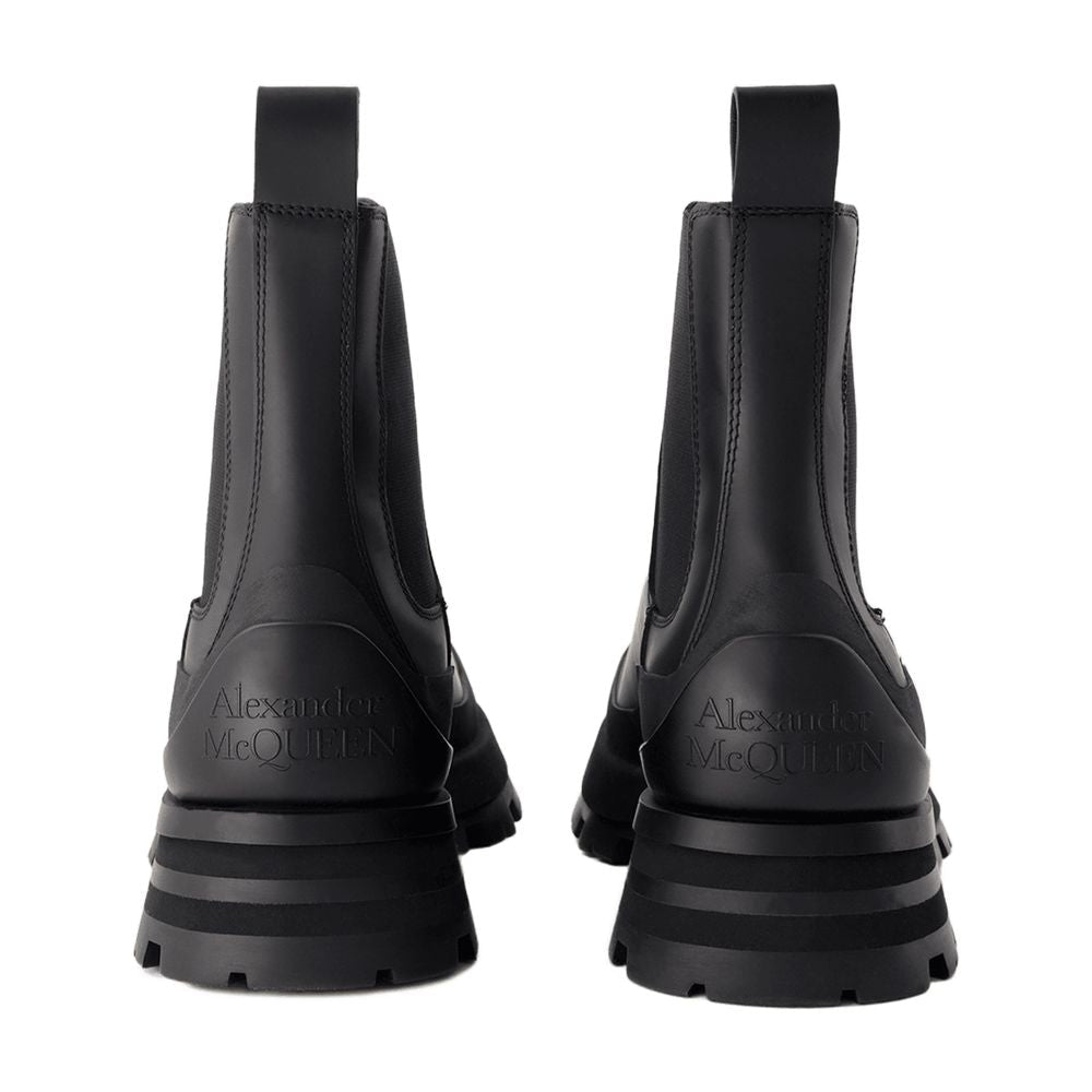 Alexander McQueen Ankle Boot — Black