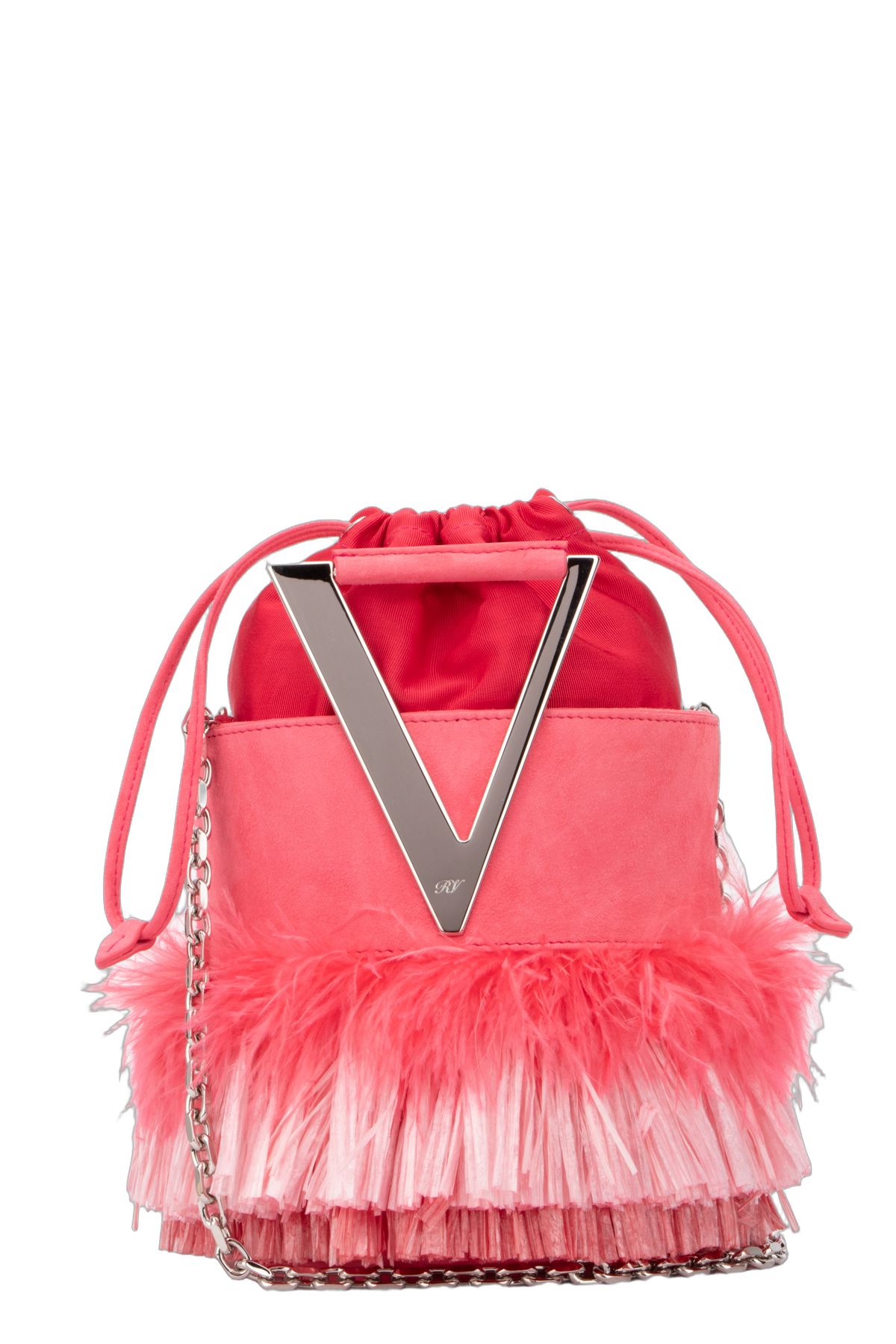 Roger Vivier M819 Clutch — Red