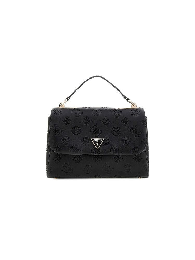 Guess Tisha Top Handle Bag — Black