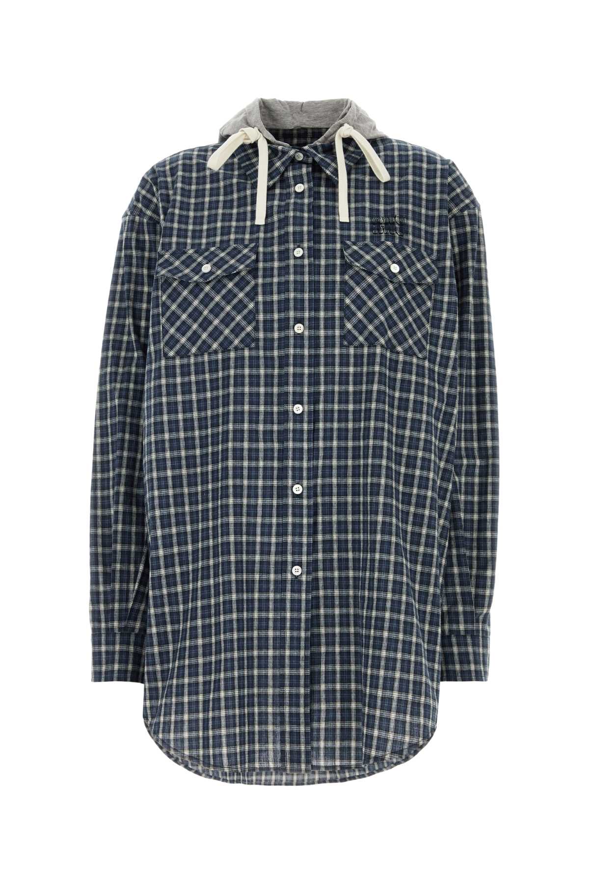 Miu Miu Camicie Shirt — Blue