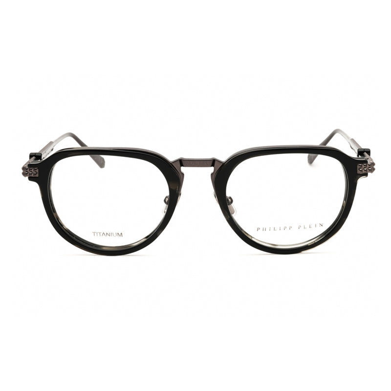 Philipp Plein VPP116V0530 Oval Full Rim Eyeglasses — Black