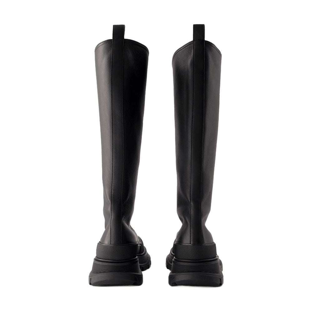 Alexander McQueen Tread Slick Boot — Black