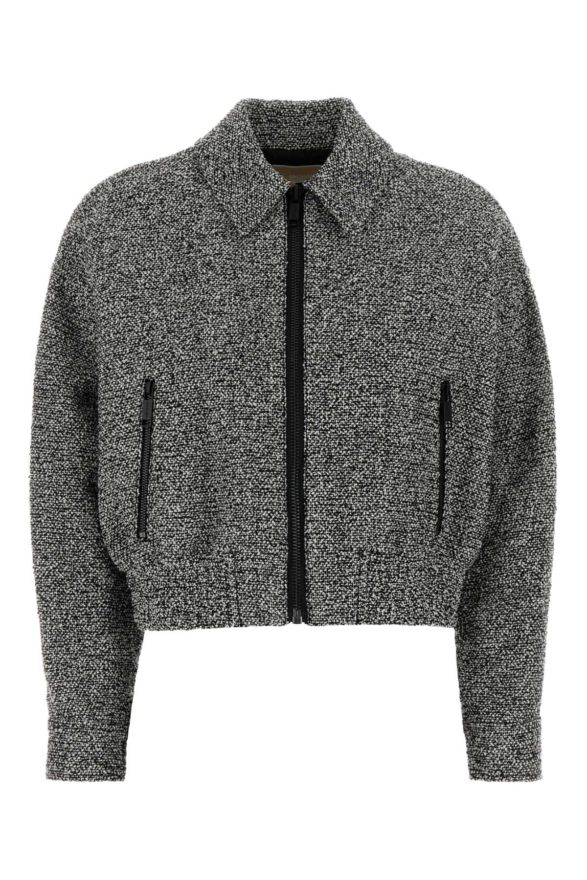 Michael By Michael Kors Bomber Bomber Jacket — Gray