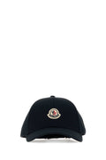 Moncler BASEBALL Logo-Embroidered Cotton Baseball Cap — Black
