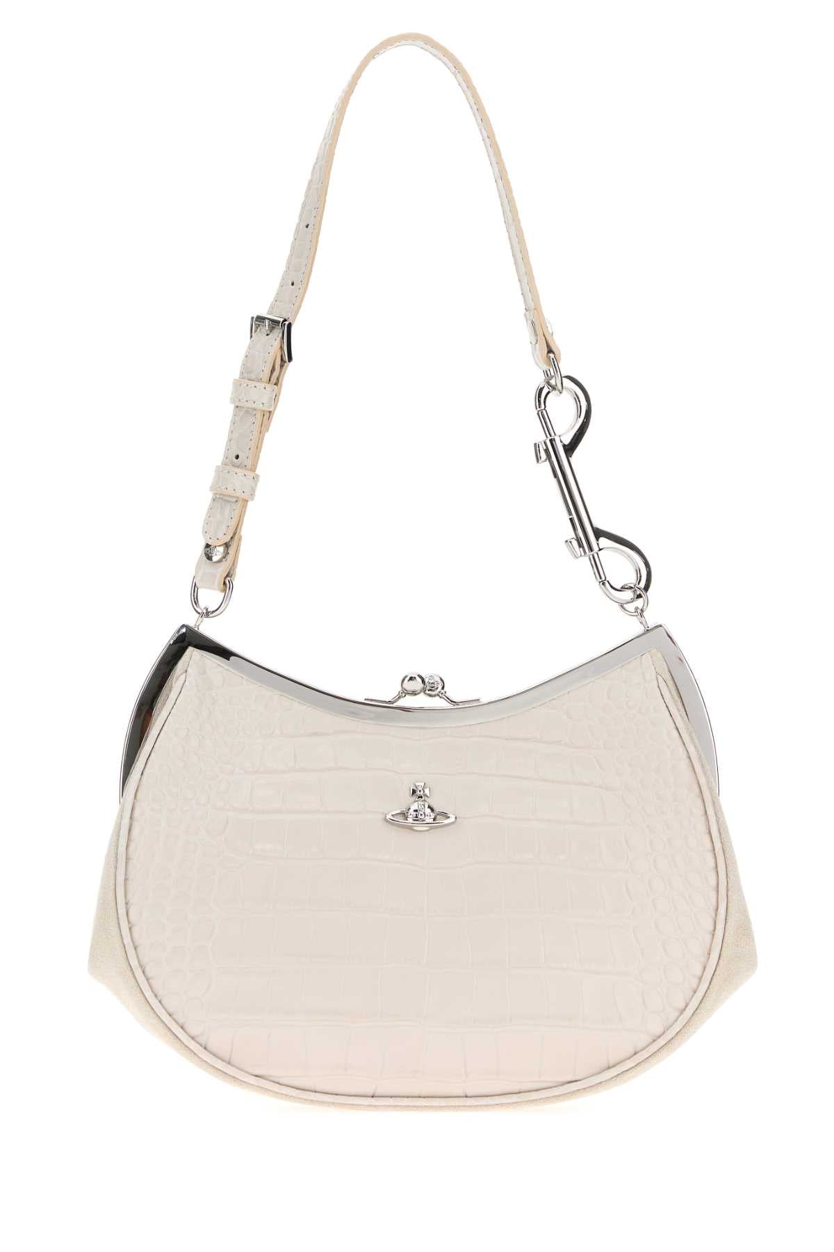 Vivienne Westwood Frame Shoulder Bag — White