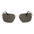 Chopard SCHG62300P Rectangle Rimless Sunglasses — Rose gold