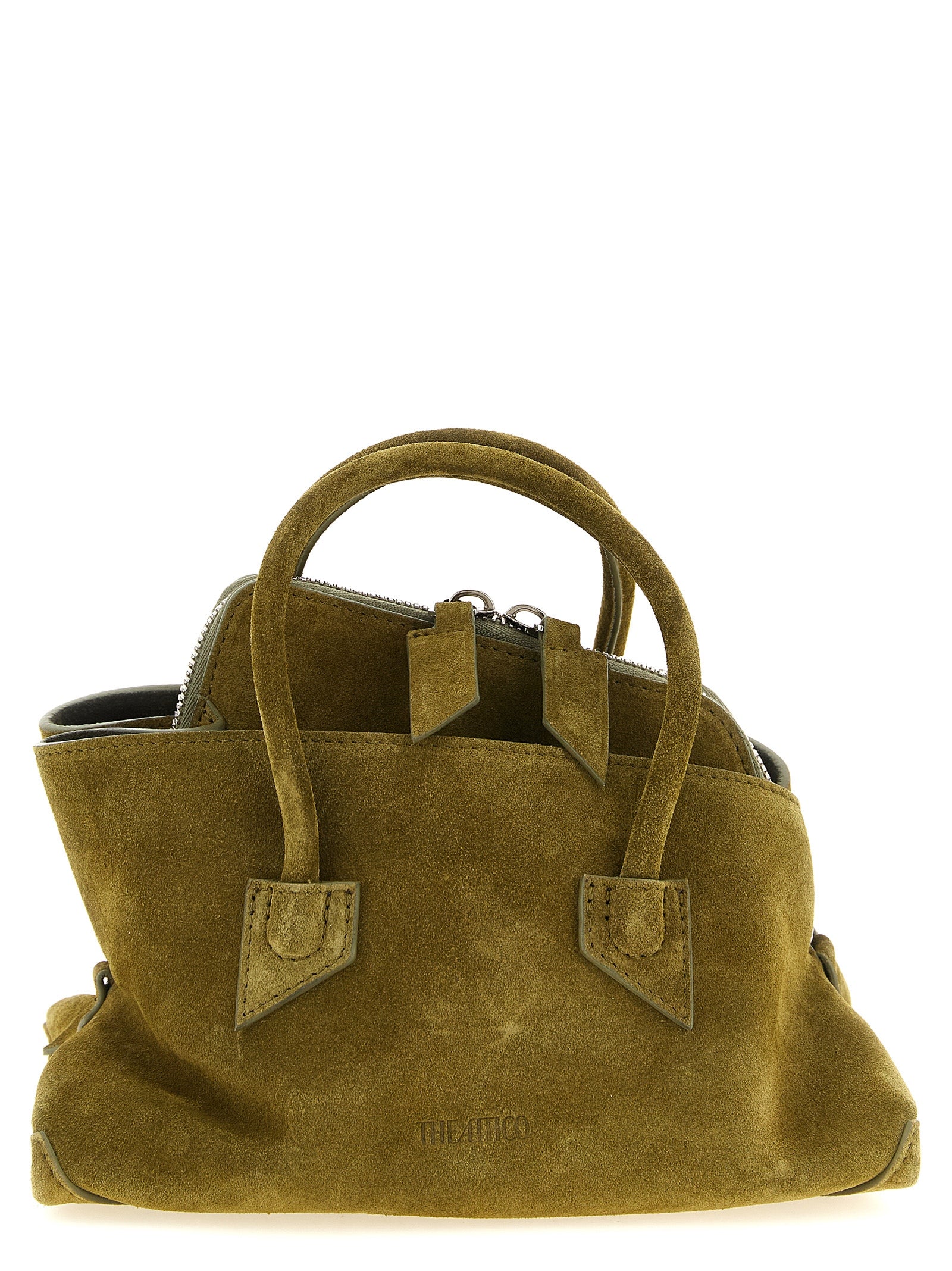 The Attico La Passeggiata Top Handle Bag — Green