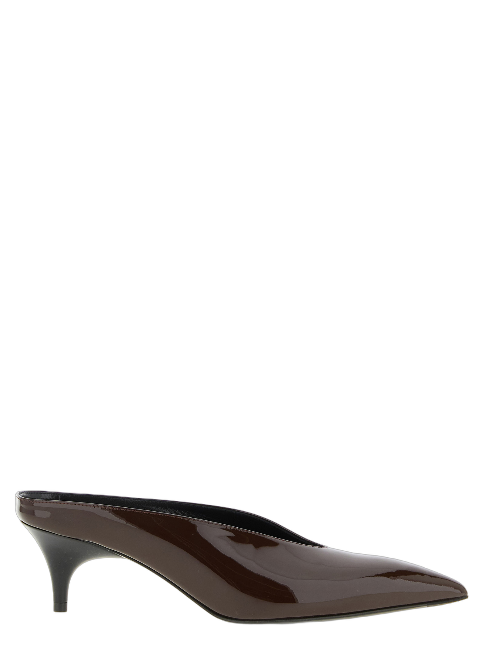 Gucci Calfskin Pointed-Toe Heel — Brown