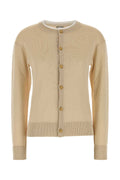 Bottega Veneta Bordo Cardigan — Beige