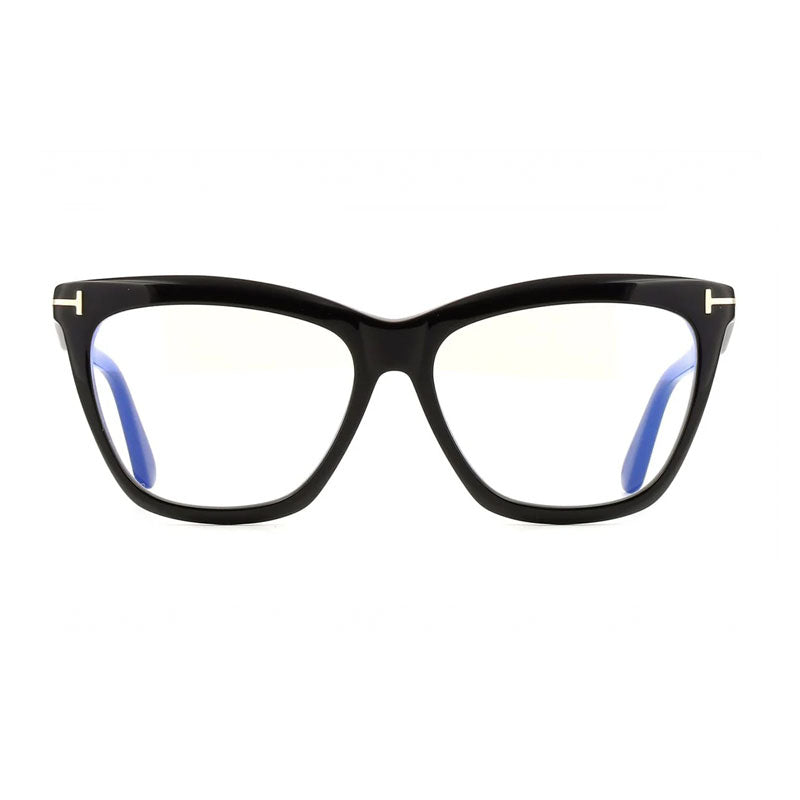Tom Ford Cat-Eye Blue Light Block Eyeglasses — Black
