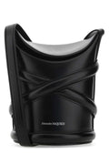 Alexander McQueen The Curve Bucket Bag — Black