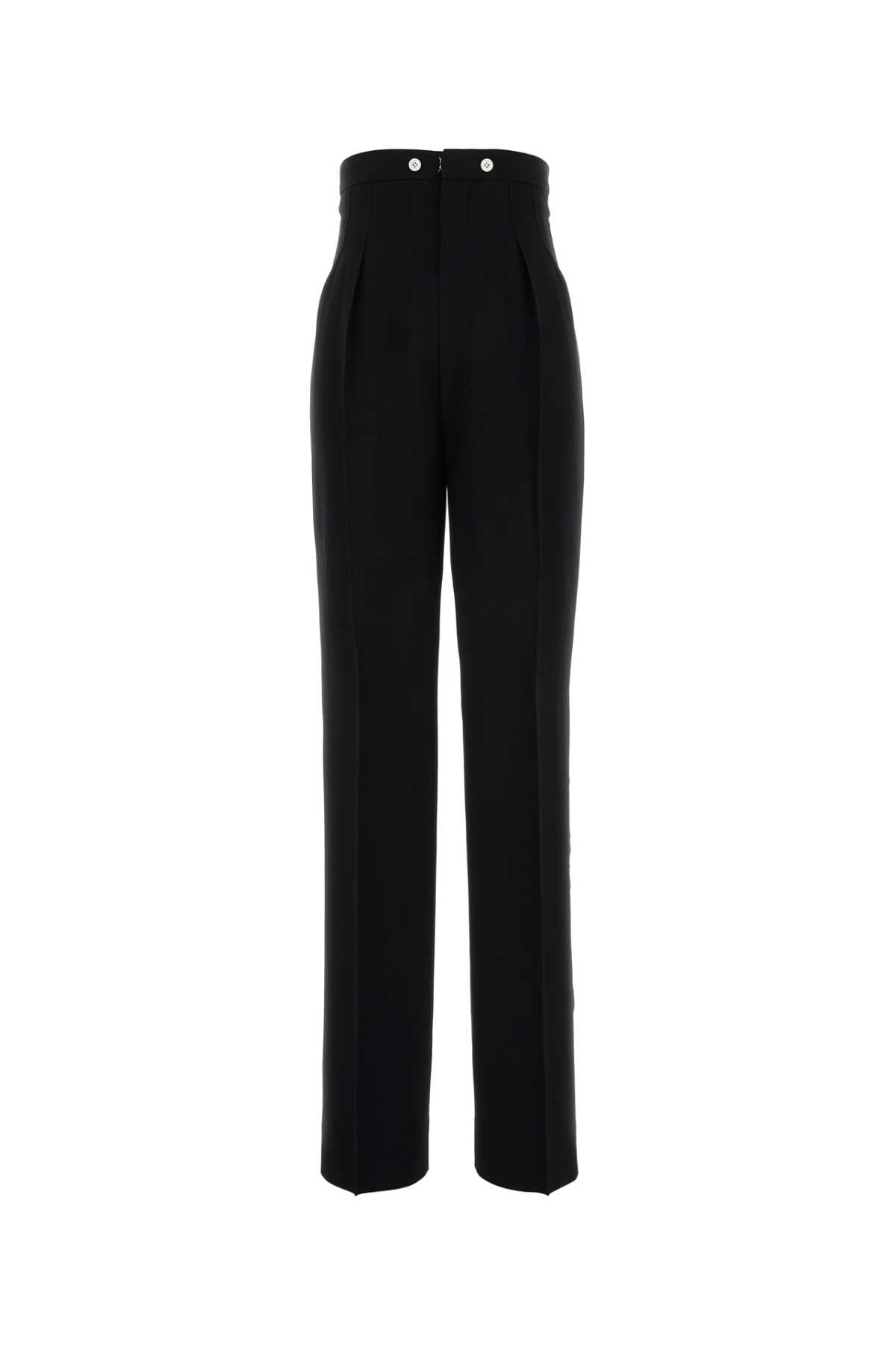 Maison Margiela Wool Trousers — Black