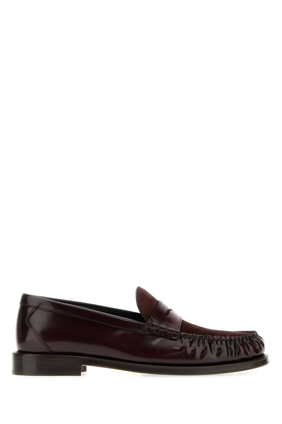 Brunello Cucinelli Leather Moccasin Loafer — Brown