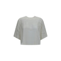 Burberry Logo Cotton T-Shirt — White