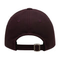Courreges 326TCT050CO0134-4010 AC Logo Cotton Baseball Cap — Burgundy