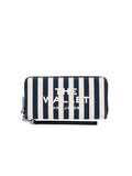 Marc Jacobs Striped Cotton Wallet — Navy