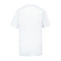 Versace Writing Embroidery Cotton T-Shirt — White