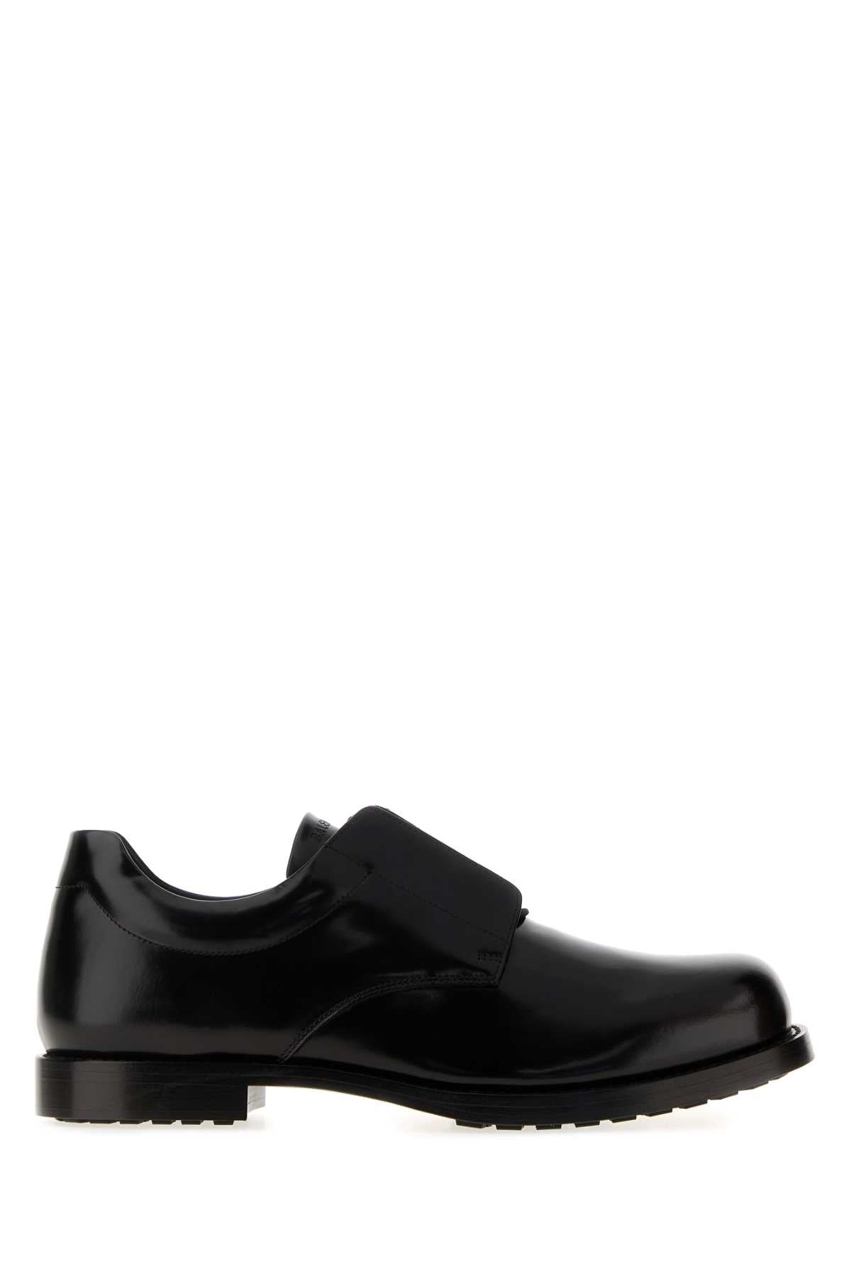 Balenciaga Calf Leather Loafer — Black
