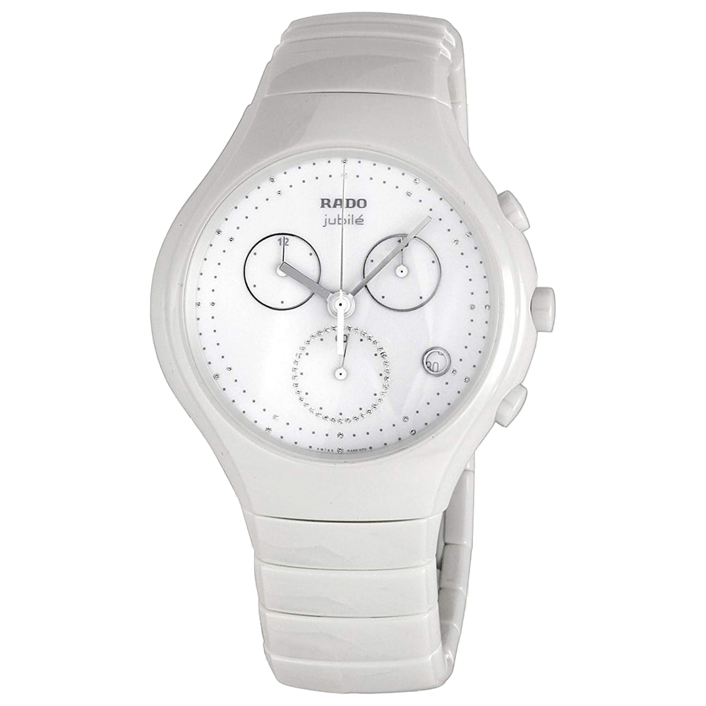 Rado Ceramic Chronograph Watch — White