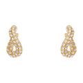 Isabel Marant Pavé Hoop Earrings — Gold