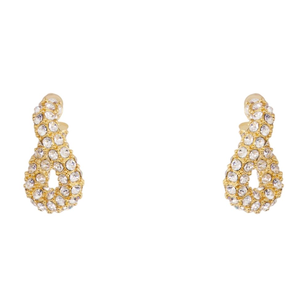 Isabel Marant Pavé Hoop Earrings — Gold