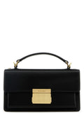 Golden Goose Deluxe Brand Cow Leather Top Handle Bag — Black