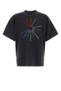 Alexander Wang Hotfix Pinwheel Graphic T-Shirt — Black