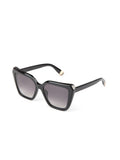 Furla SFU978 Acetate Square-Frame Sunglasses — Black