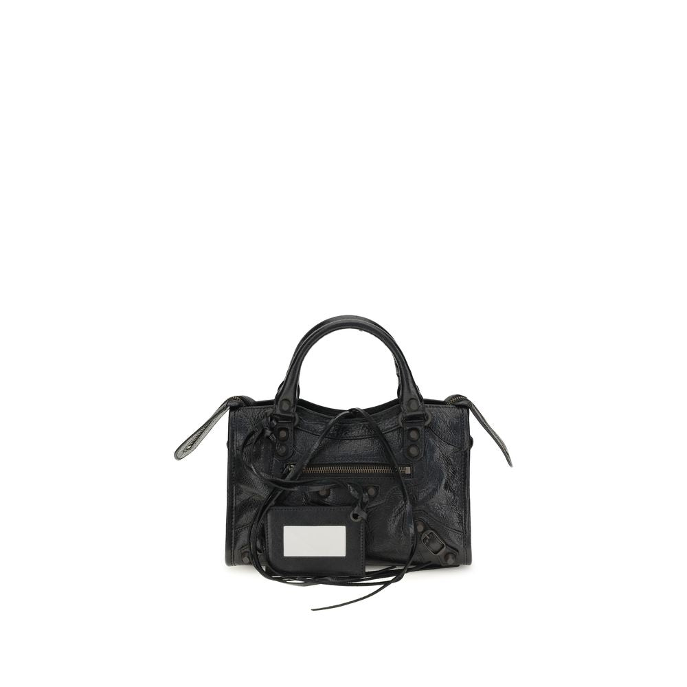 Balenciaga Le City Mini Top Handle Bag — Black
