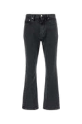 Jil Sander Flared Cotton Jeans — Gray