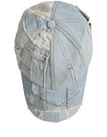 Dolce & Gabbana HAT10056 Patchwork Denim Baseball Cap — Blue