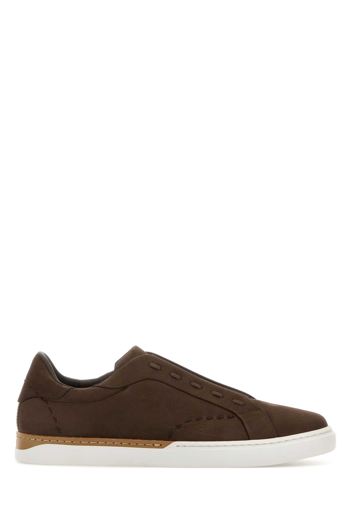 Fendi City Sneaker — Brown