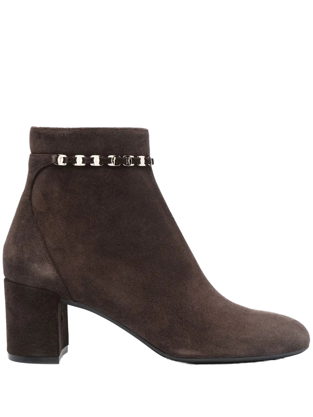 Ferragamo Ghila Ankle Boot — Brown