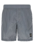 Stone Island Econyl Polyamide Swim Shorts — Gray