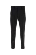 Pt Torino Pleat Trousers — Black