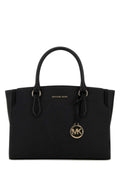 Michael By Michael Kors Satchel Tote Bag — Black