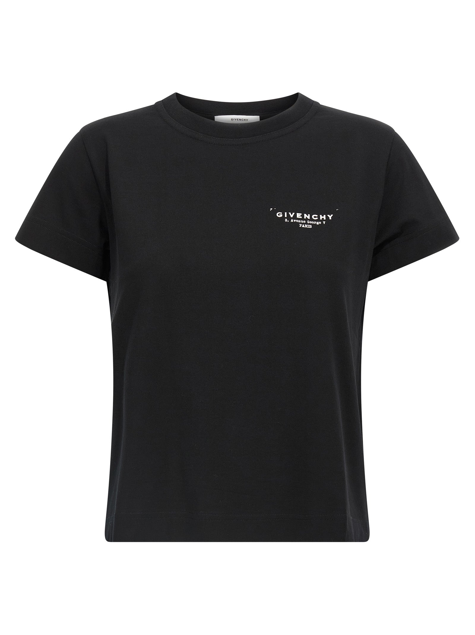 Givenchy Logo-Stamped Cotton T-Shirt — Black