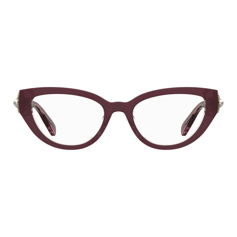 Moschino MOS631 Cat-Eye Eyeglasses — Burgundy