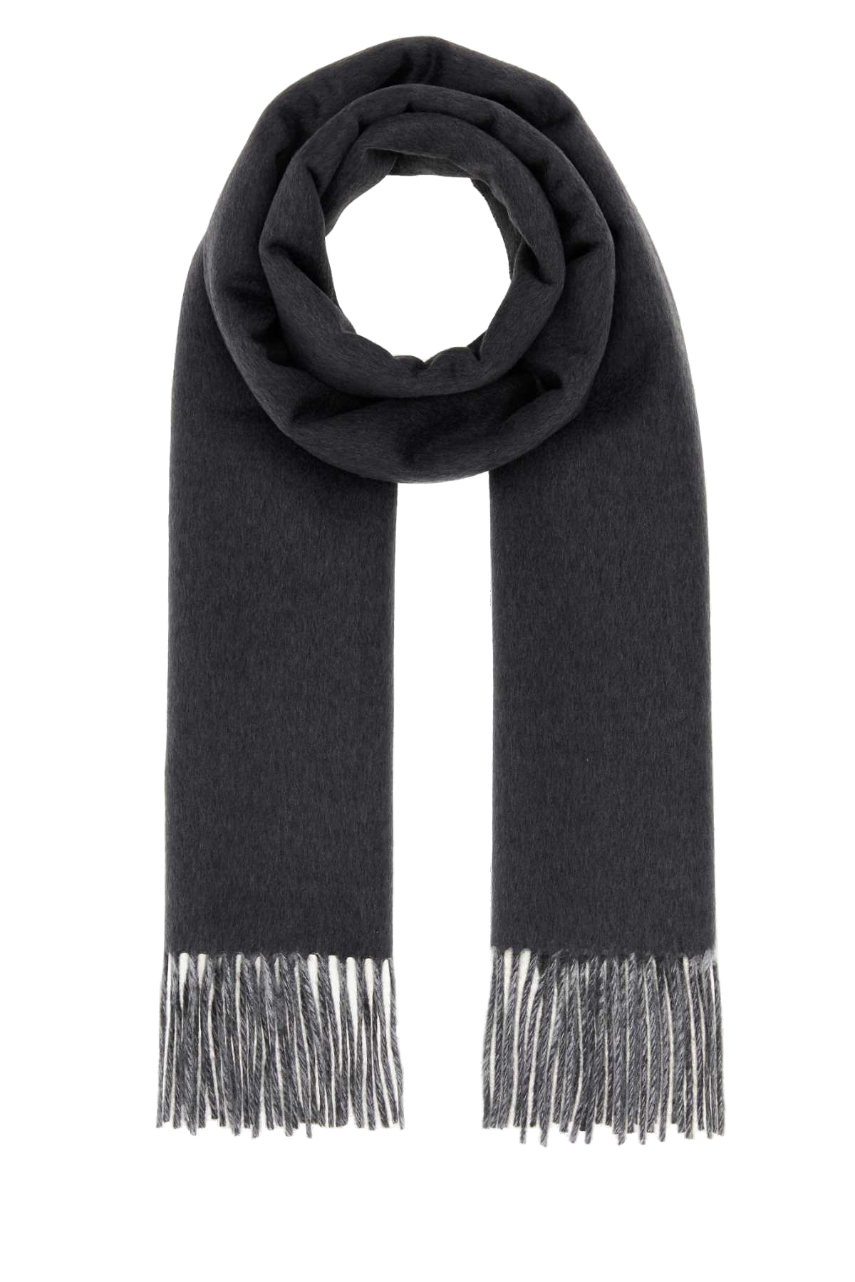Prada Cashmere Scarf — Gray