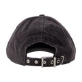 Ganni B3020214-055 Washed Cotton Baseball Cap — Black