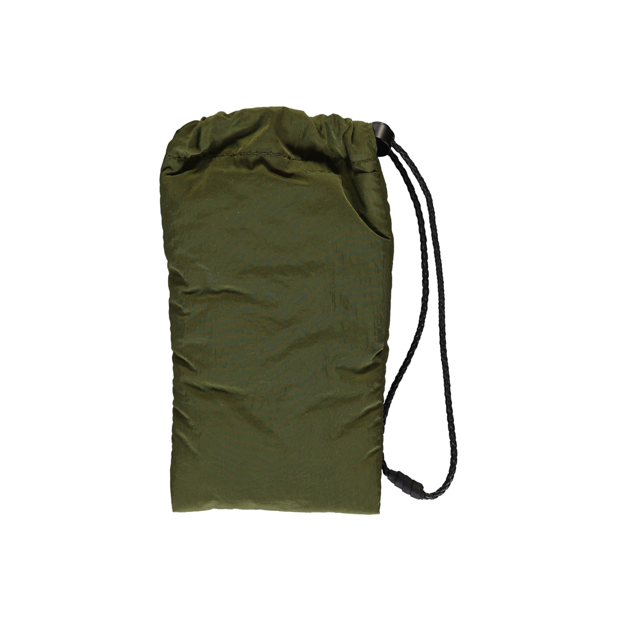 Bottega Veneta Drawstring Closure Card Case — Green