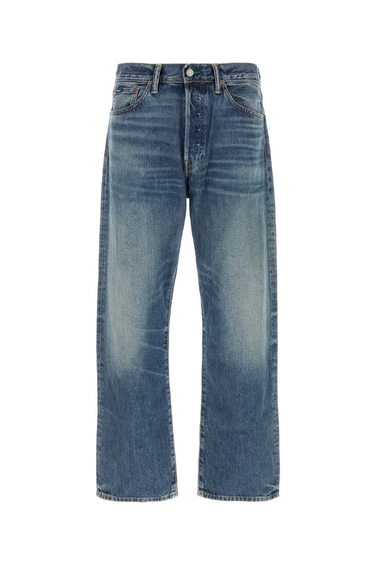 Polo Ralph Lauren Kensington Wash Denim Jeans — Blue