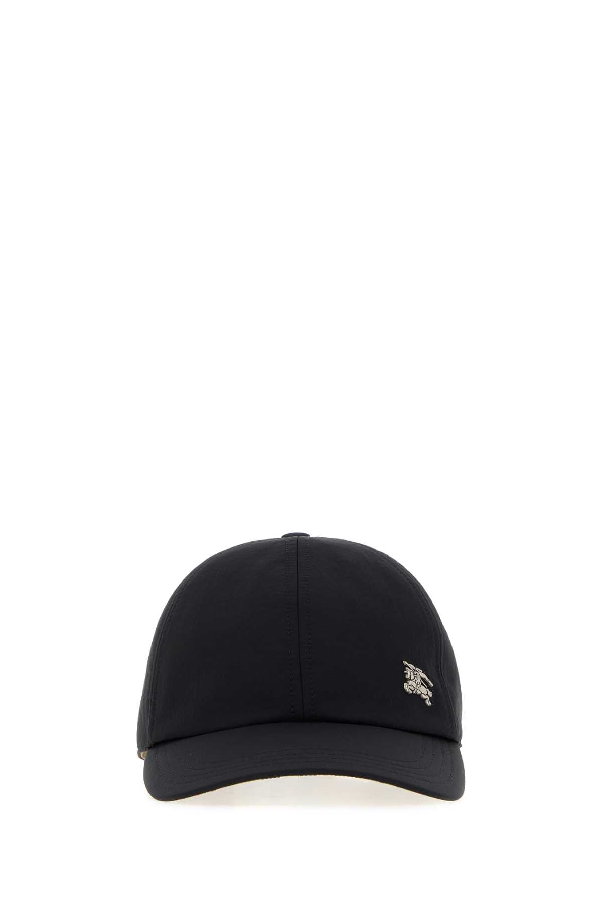 Burberry A:MH Nylon Baseball Cap — Black